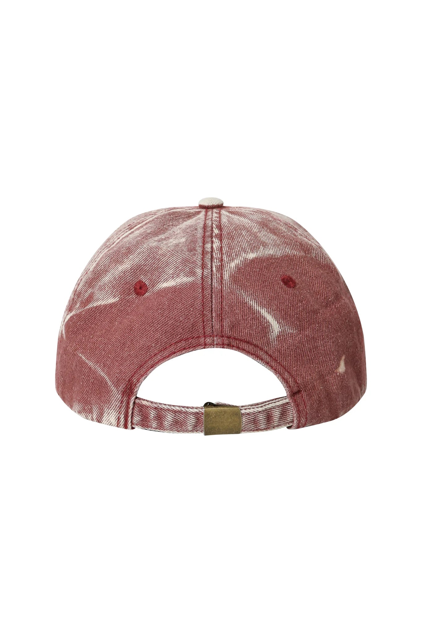 Aly Good Vibes - "ALY DISTRESSED LOGO RED" WASHED CAP