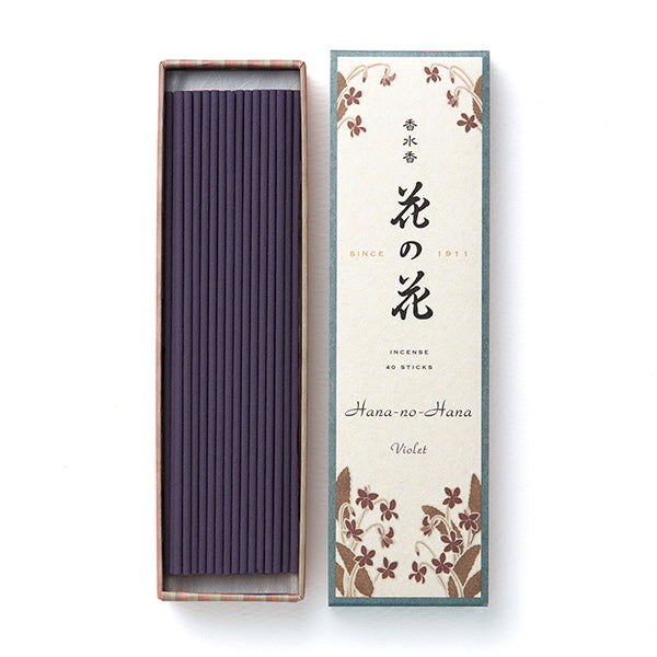 日本香堂花之花線香(紫羅蘭) | Japanese Hana No Hana Incense (Violet)