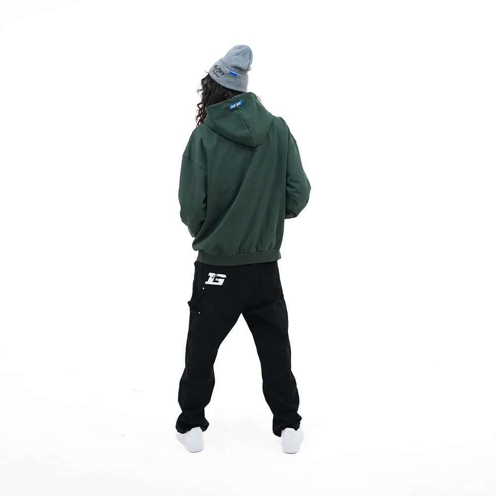 GO OFF GOSC LOGO HOODIE (ARMY GREEN)
