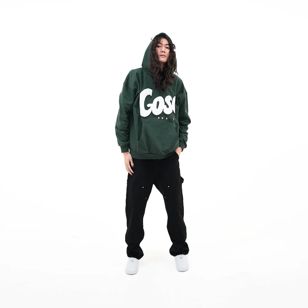GO OFF GOSC LOGO HOODIE (ARMY GREEN)