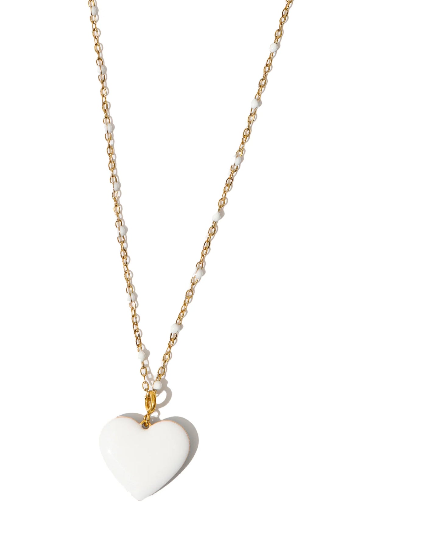 Matter Matters Follow Your Heart Necklace • Sky Blue & White
