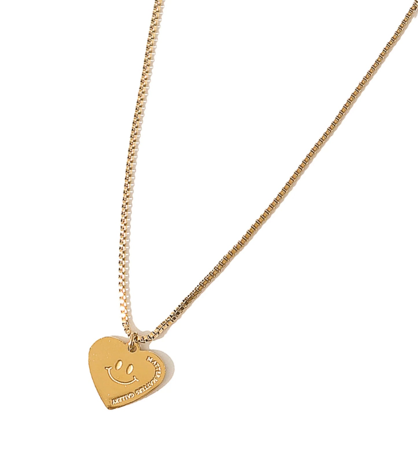 Matter Matters Mini Fuck Yes & :) Necklace • Gold