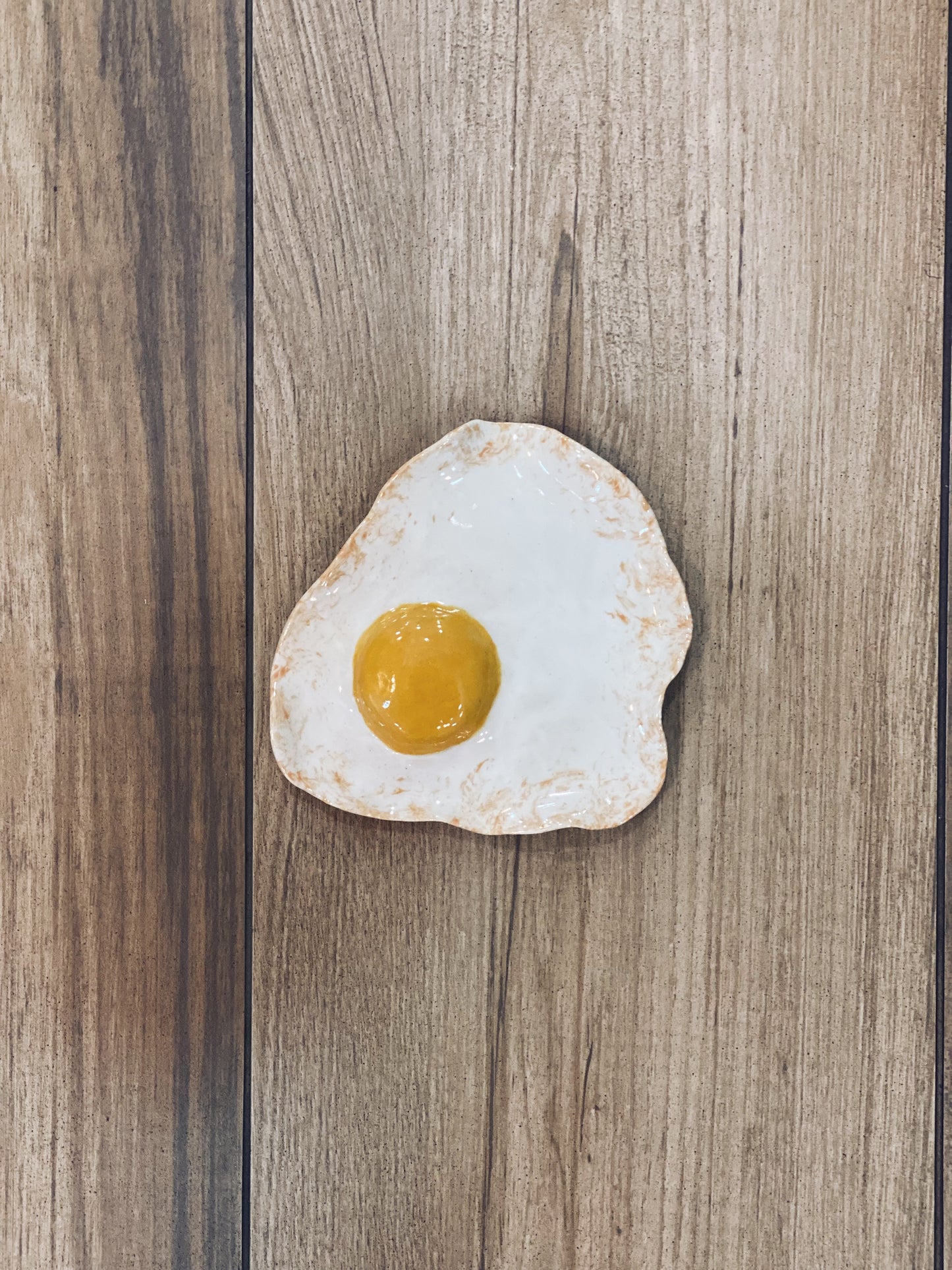 陶作丁 - 煎蛋陶泥小碟 | Pottery Ding - Pottery Small Plate