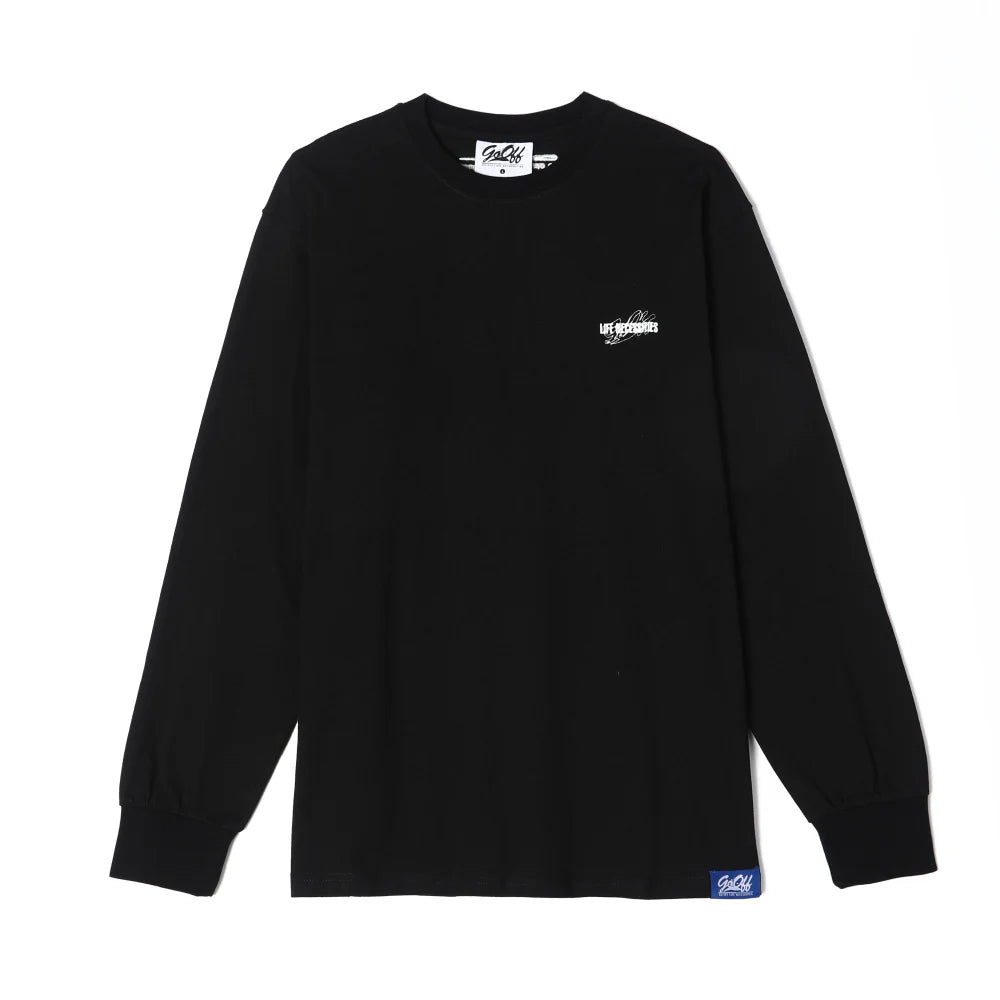 GO OFF INK JET PRINTING L/SL TOP(Black)