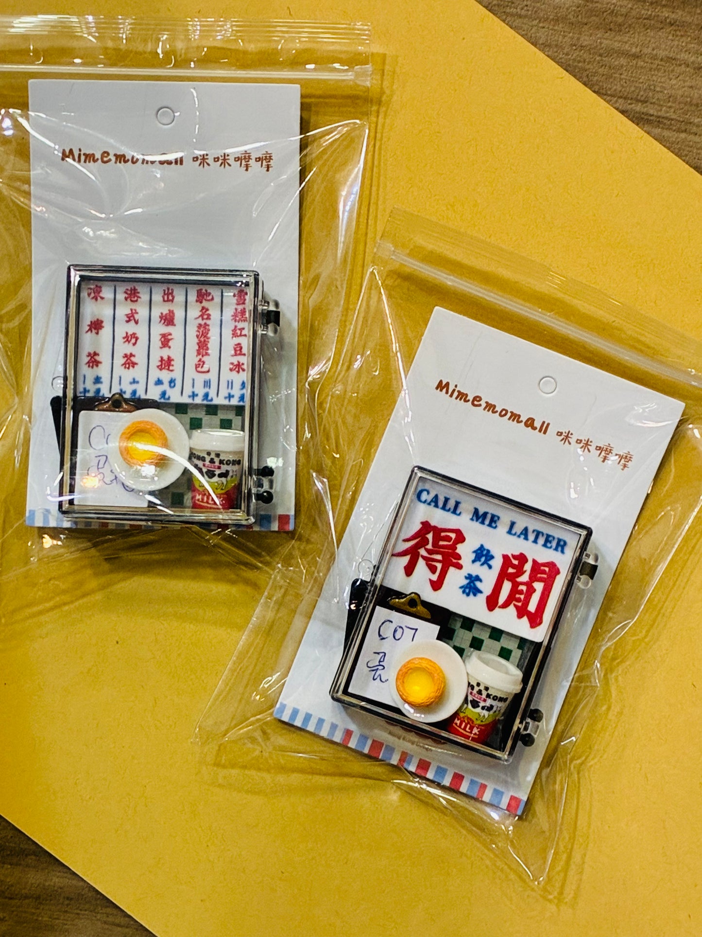 Mimemomall - 仿真香港茶餐廳-立體微縮場景擺設磁石