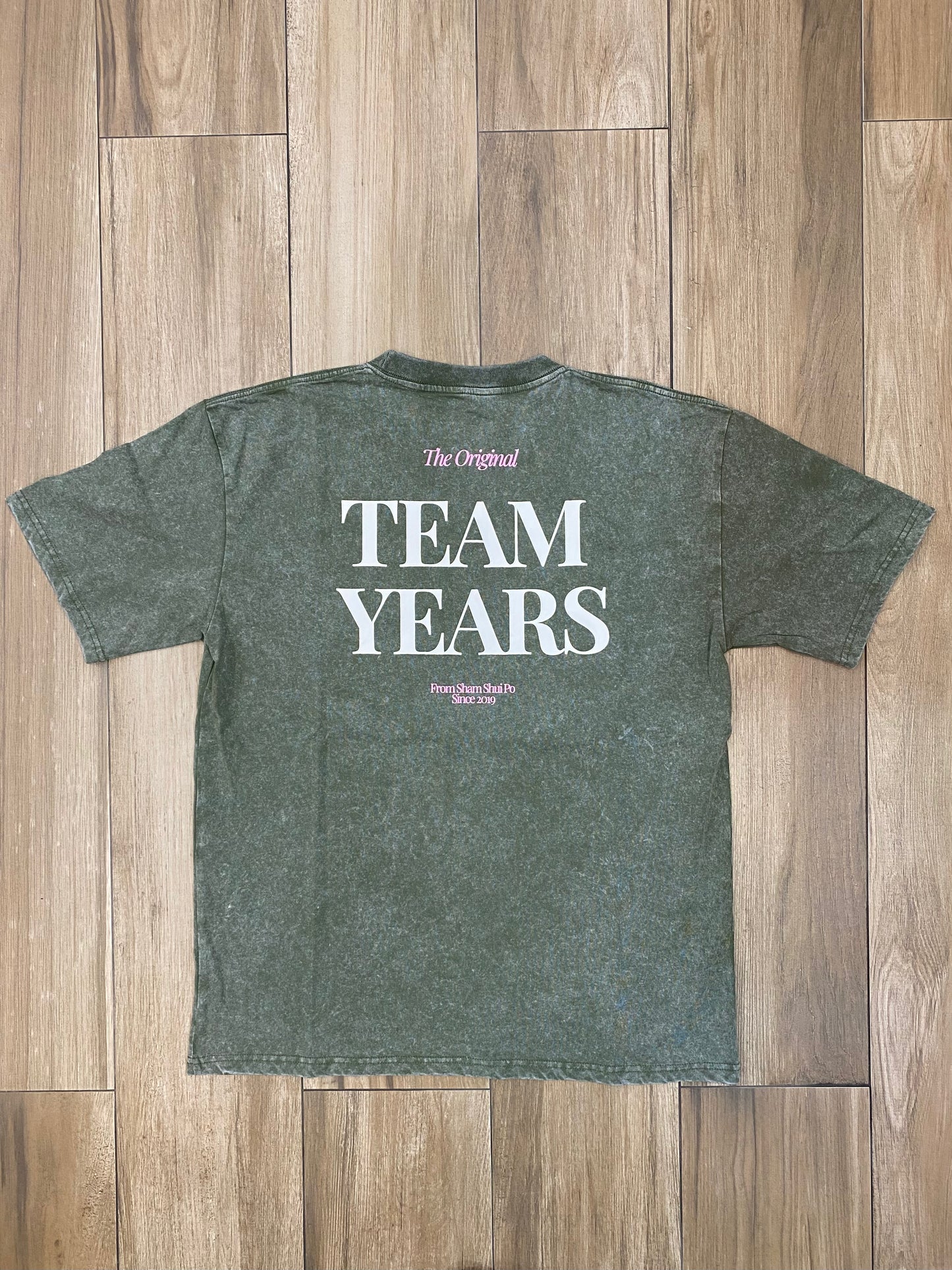 YEARS - "TEAM YEARS" Washed Tee (Army Green)
