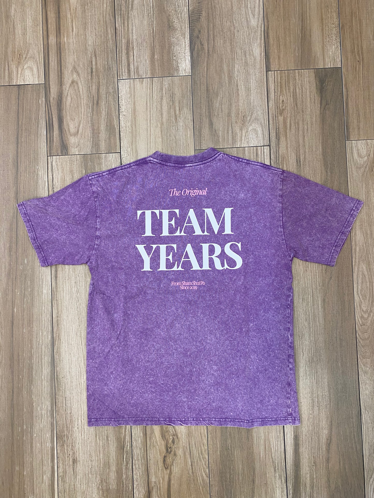 YEARS - "TEAM YEARS" Washed Tee (Purple)
