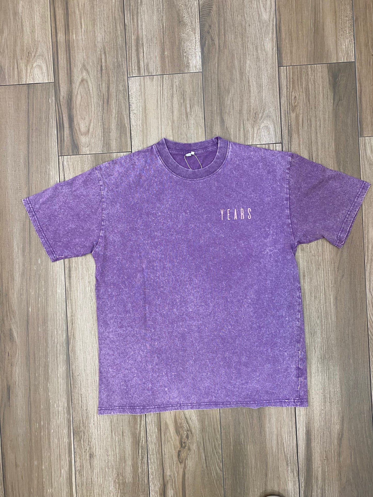 YEARS - "TEAM YEARS" Washed Tee (Purple)