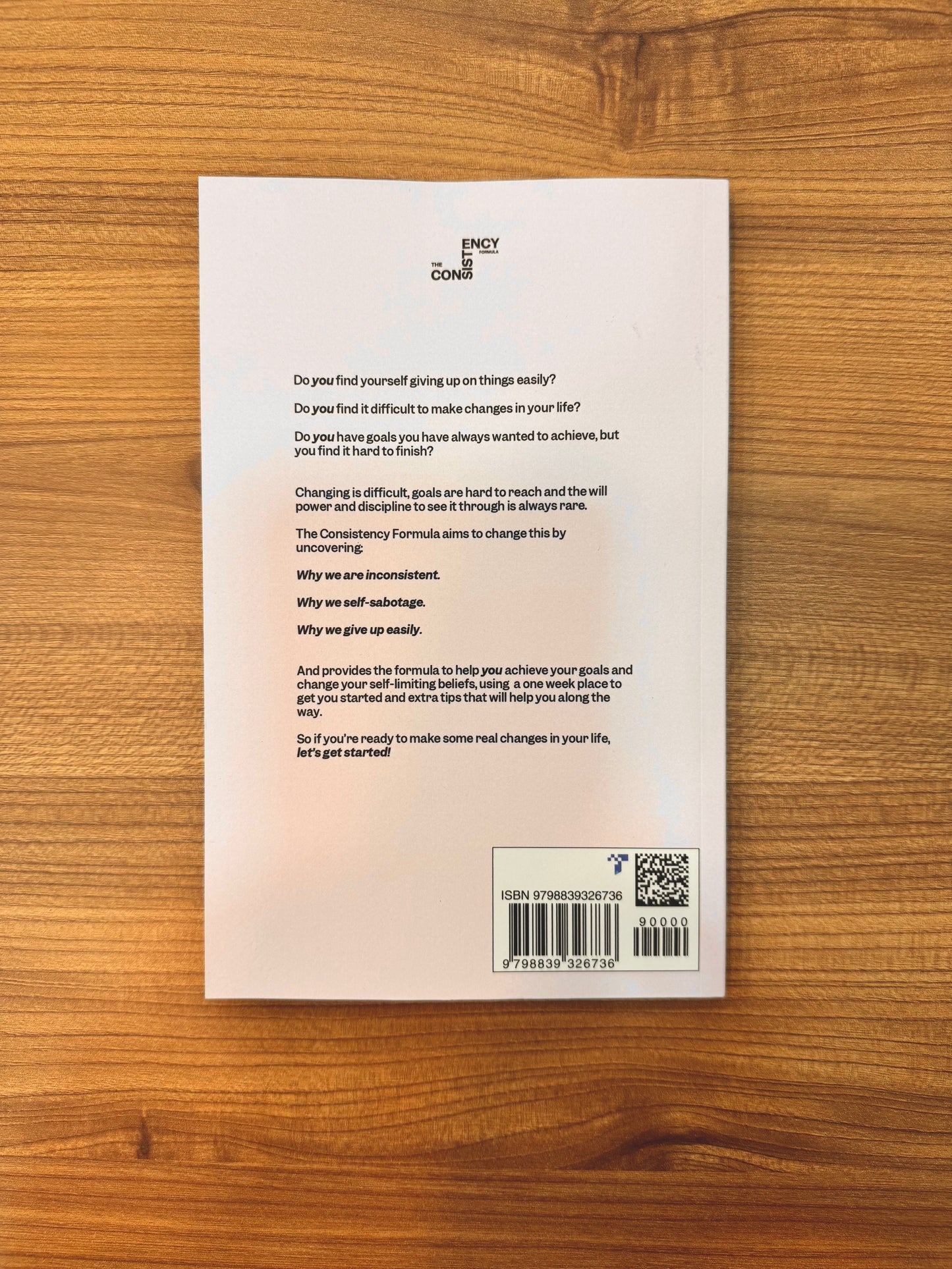 Suzi Sung - The Consistency Formula