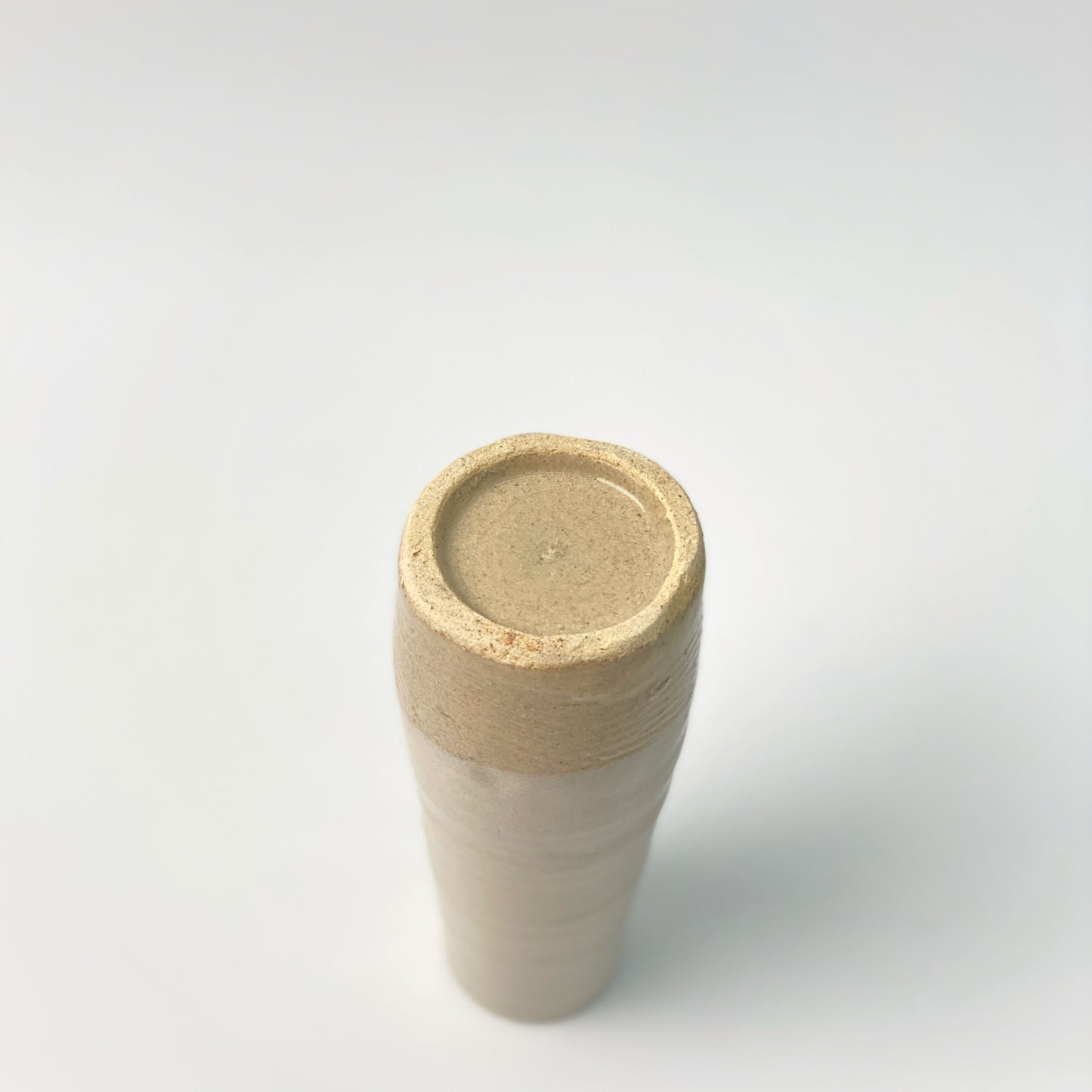 日本製唐津燒田園花瓶|Japanese Karatsu Ware Oval Shaped Country Style Vase