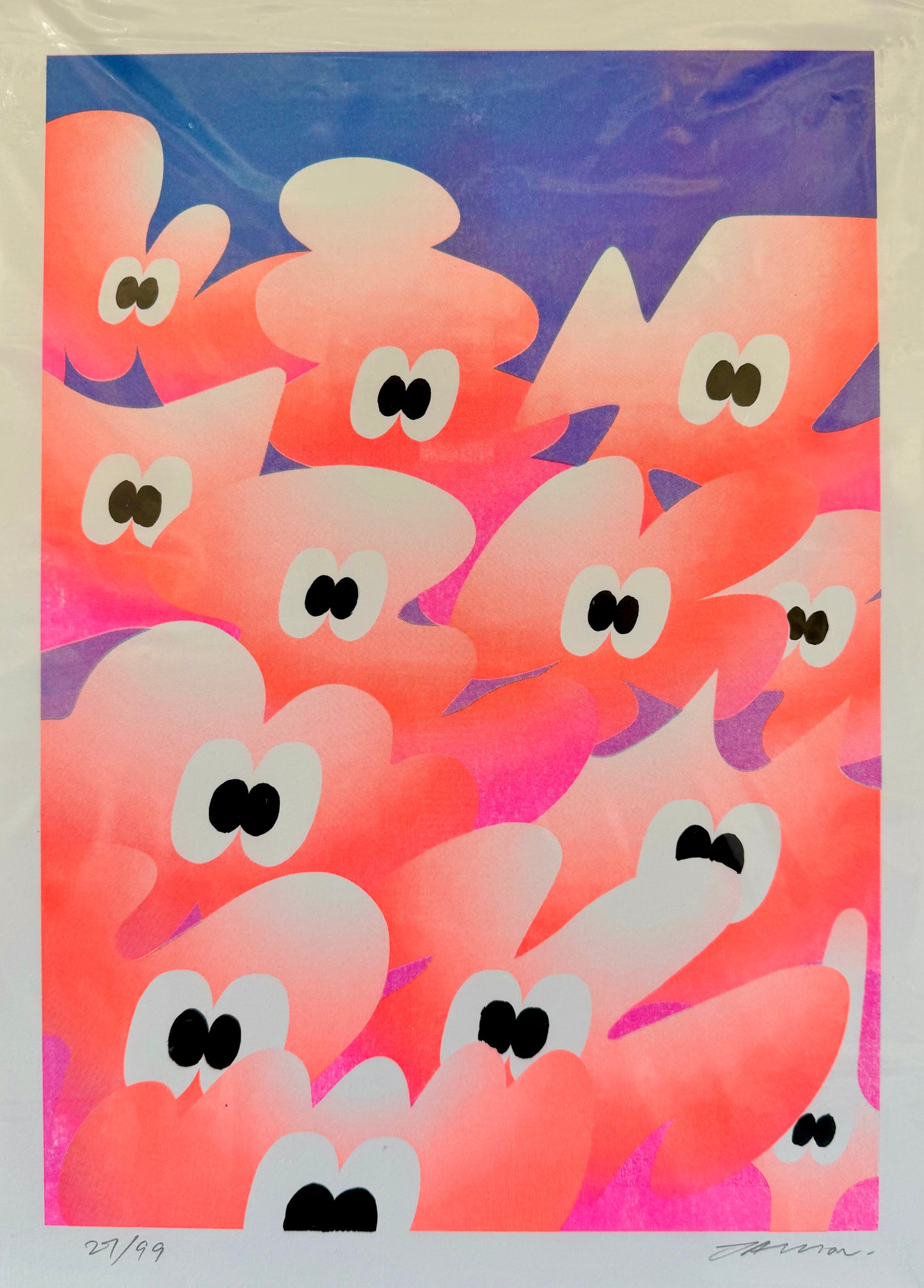 JAZZ TON STUDIO - F.O.M Family A3 Riso Art Print (Limited Edition)