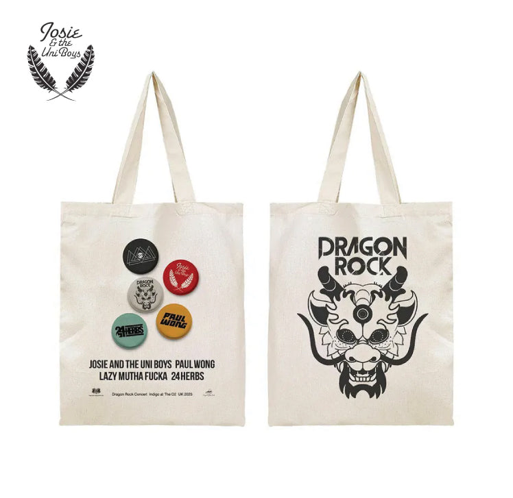 Josie & The Uni Boys - "Dragon Rock Festival" Tote Bag