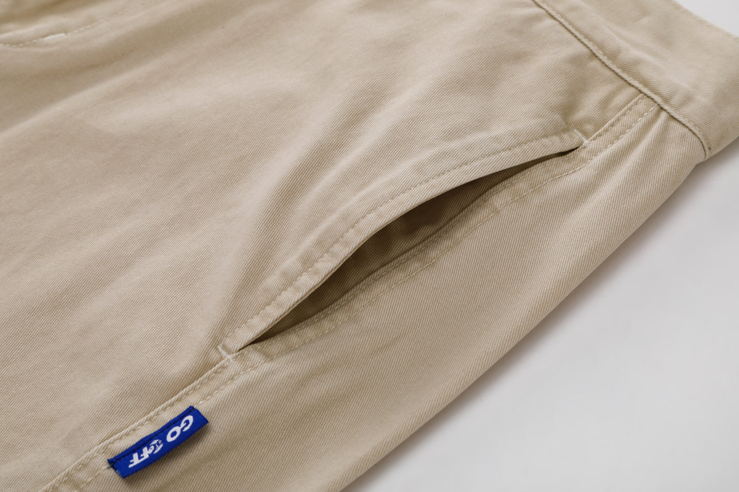 GO OFF Wide Straight-Leg Casual Pants