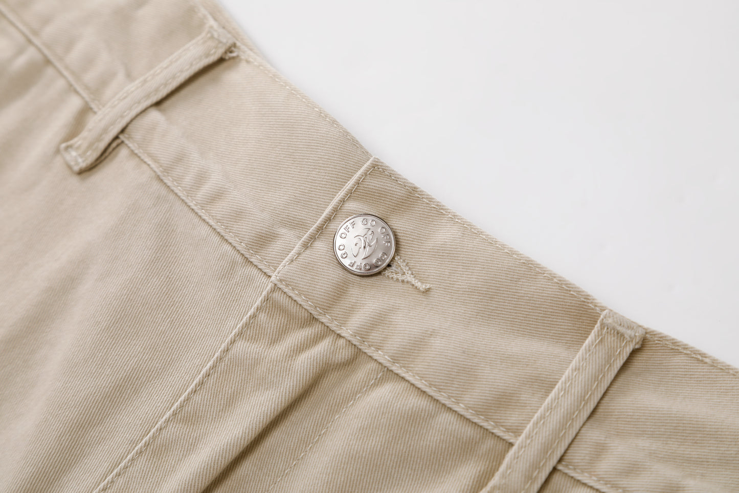 GO OFF Wide Straight-Leg Casual Pants