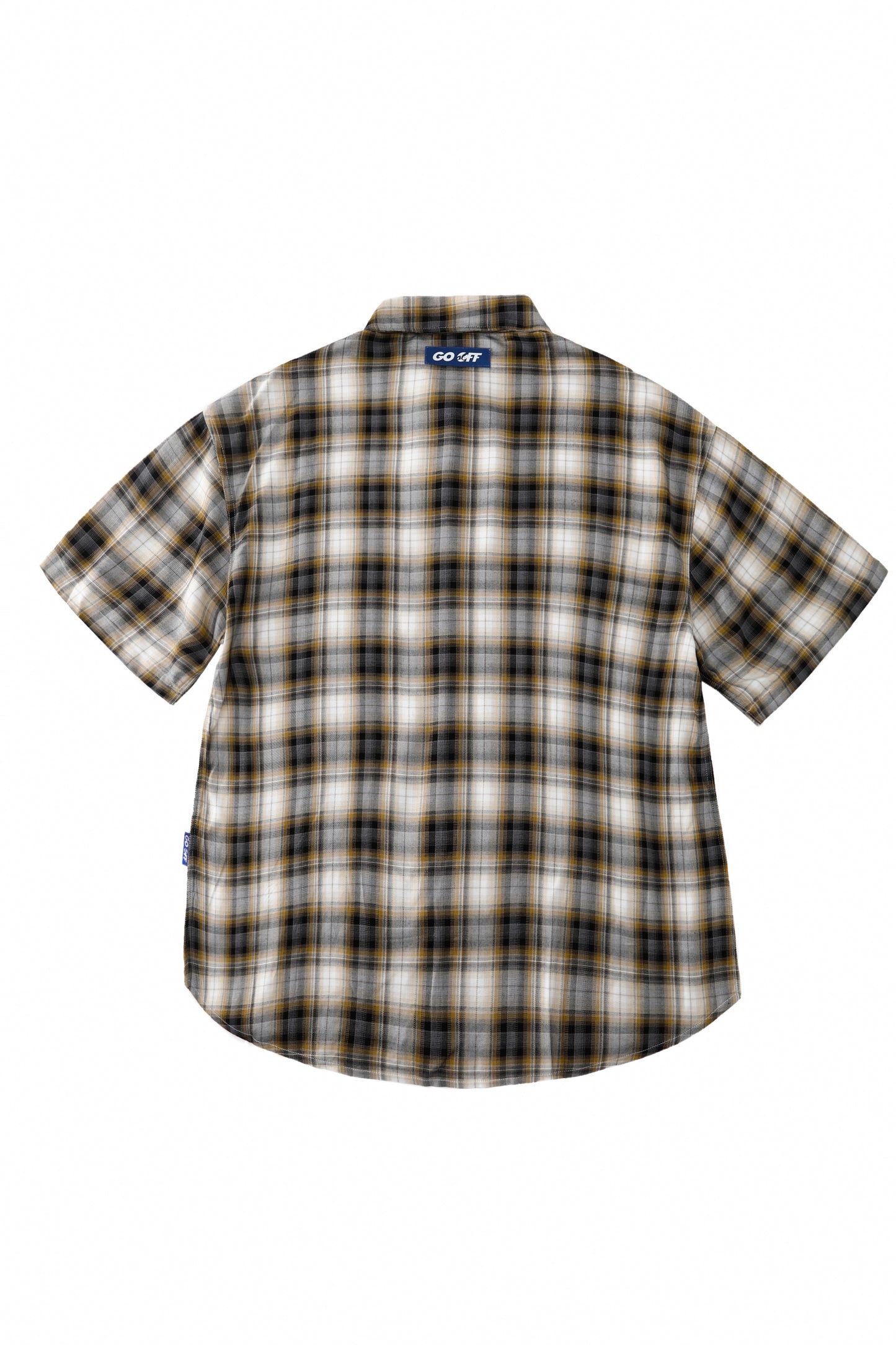 GO OFF Plaid Short-Sleeve Shirt