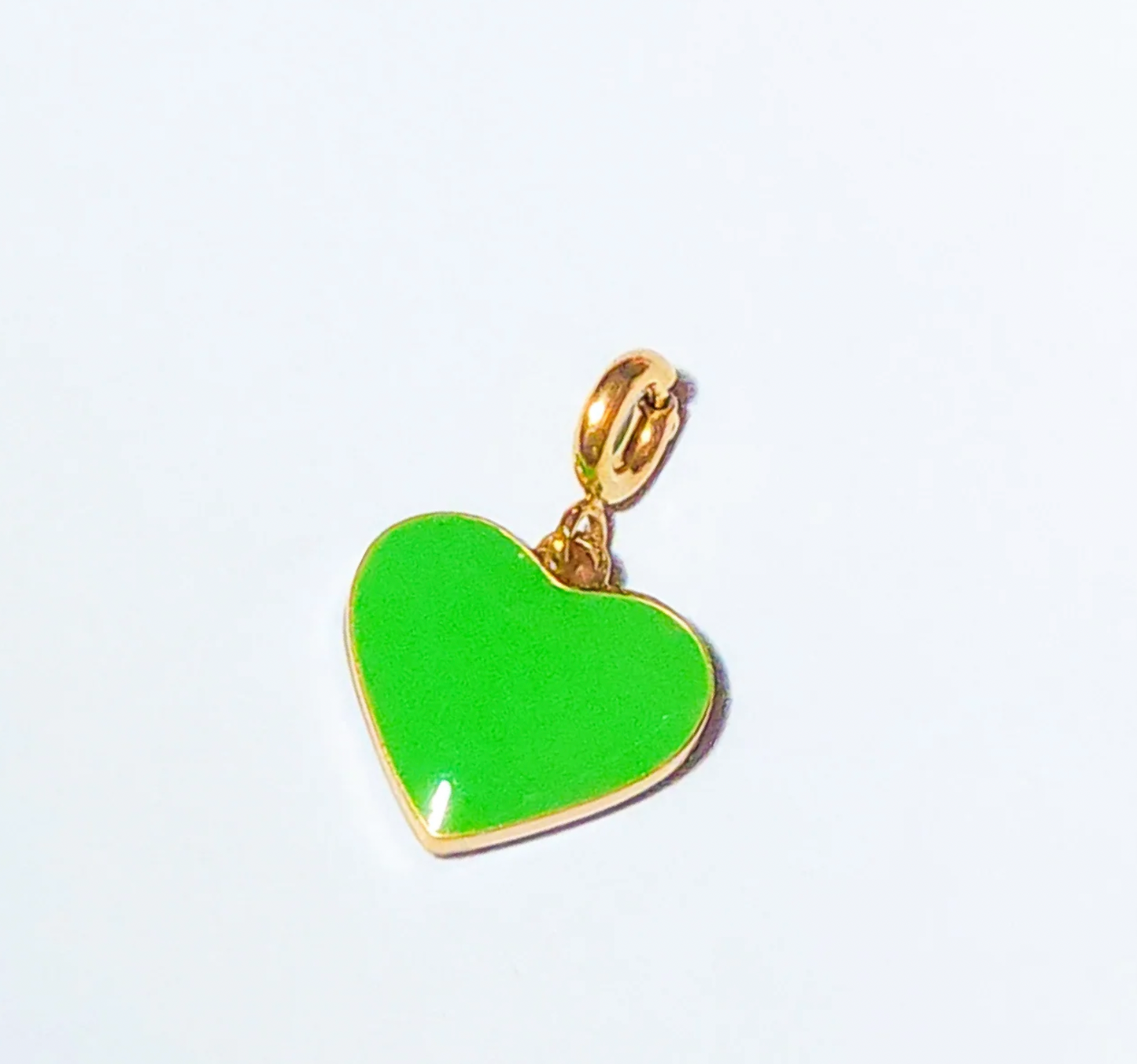 Matter Matters Humble Heart Pendant• Cobalt & Bright Green