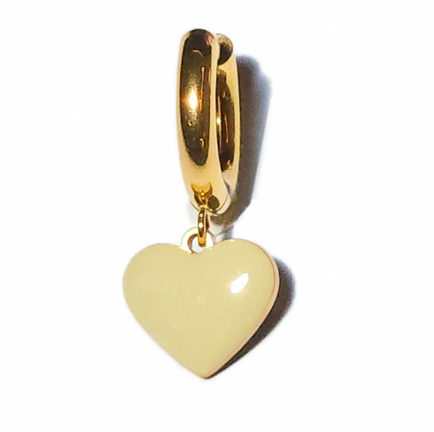 Matter Matters Humble Heart Earrings • Black & Cream