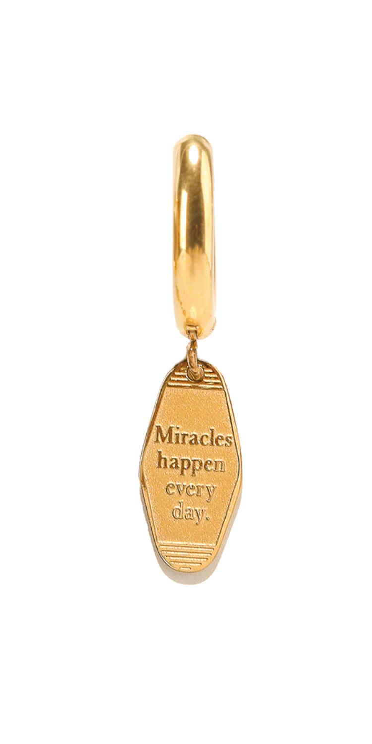 Matter Matters Key Tag Hoops • Gold