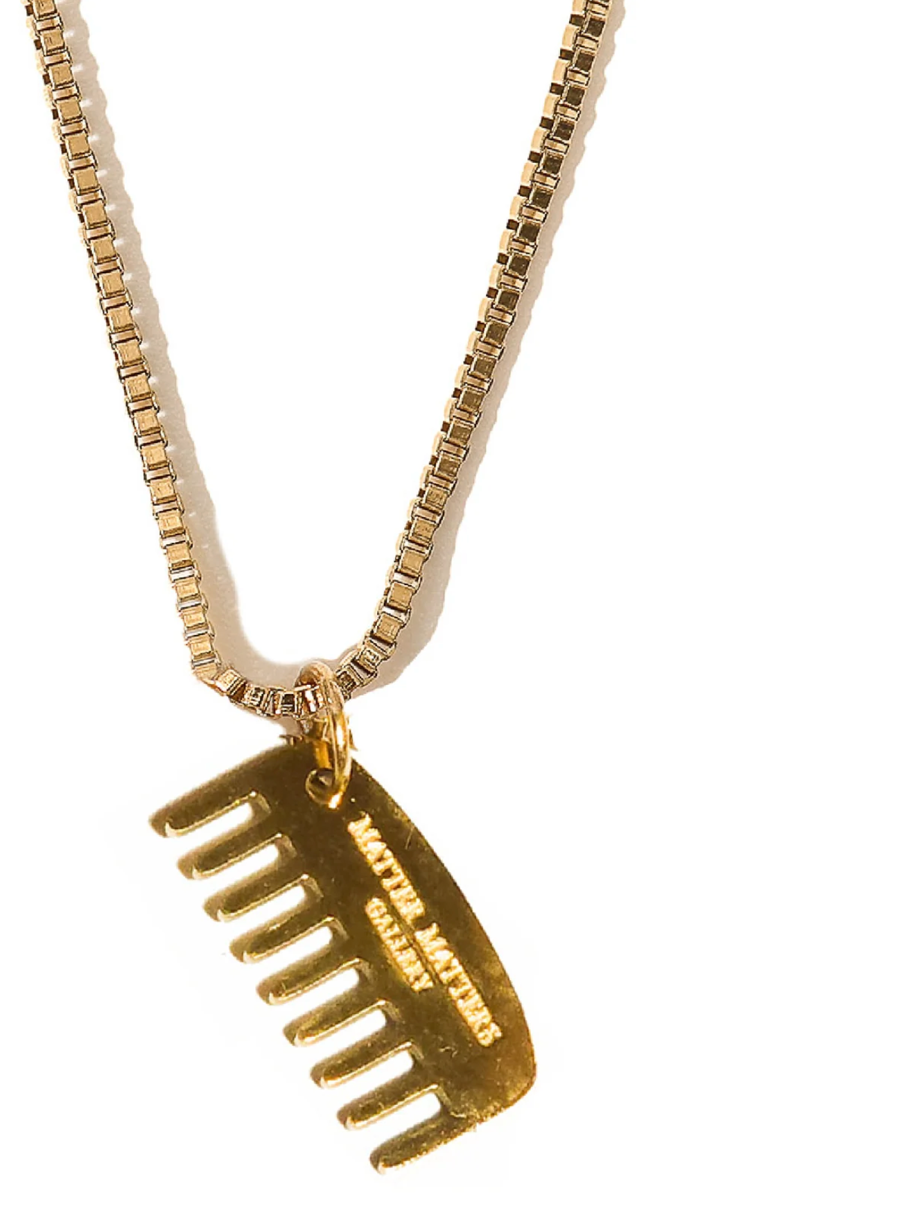 Matter Matters Hello Hair Comb Necklace • Gold