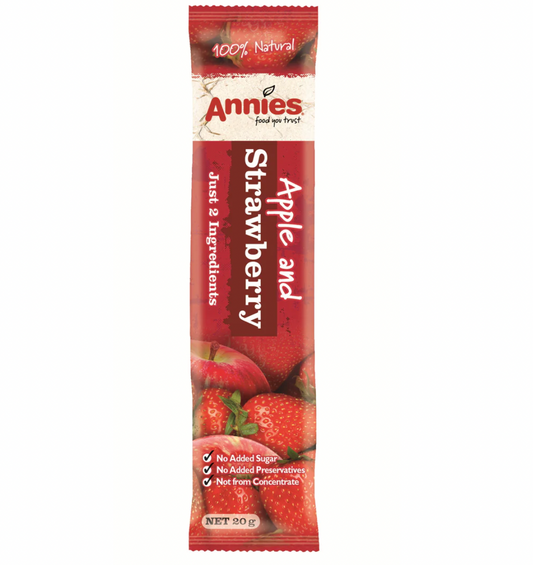 Annies food you trust 100% 水果條 20g - 蘋果樹莓 | Fruit Bar - Apple and Raspberry 20g