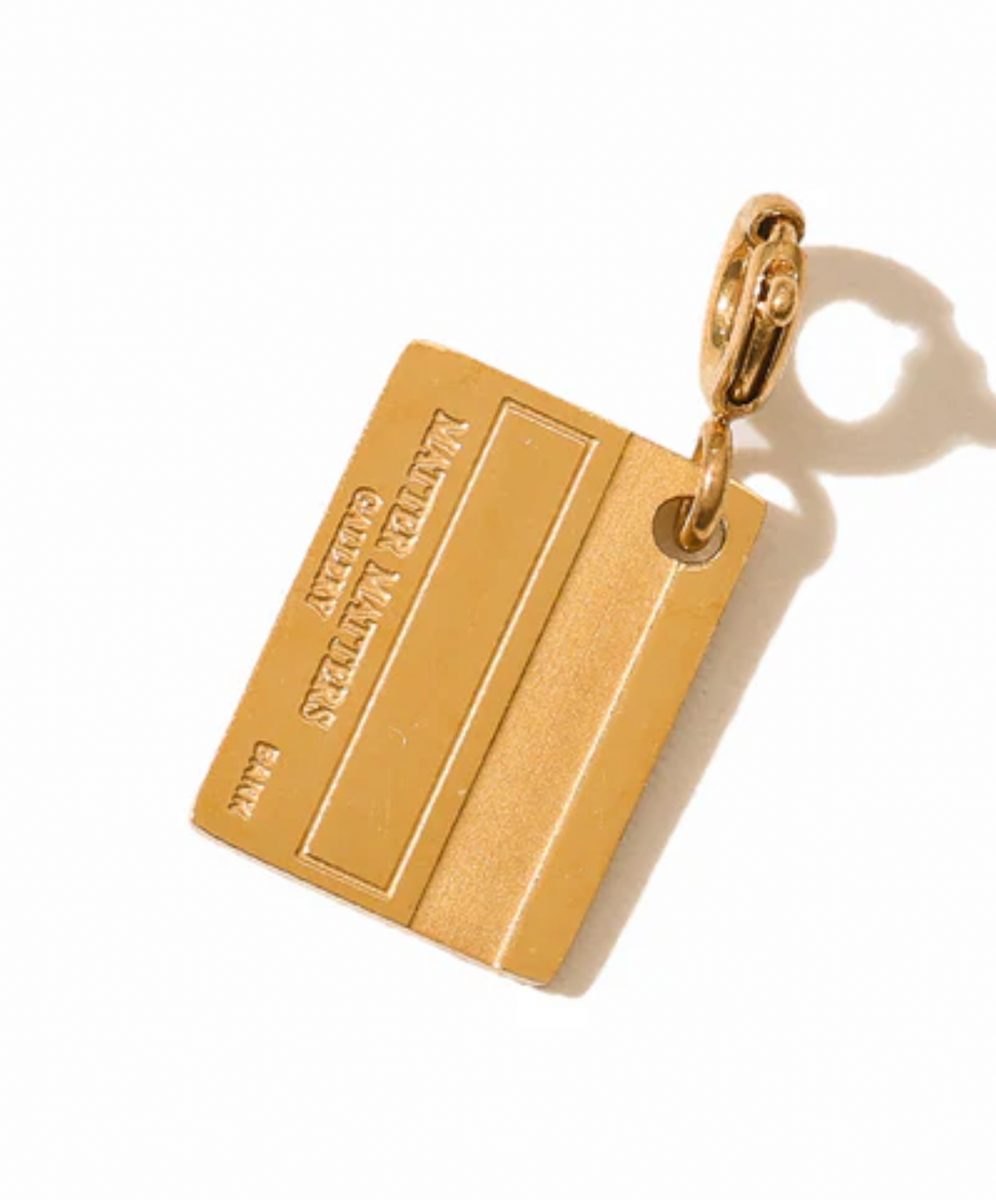 Matter Matters Unlimited Funds Credit Card Pendant • Gold