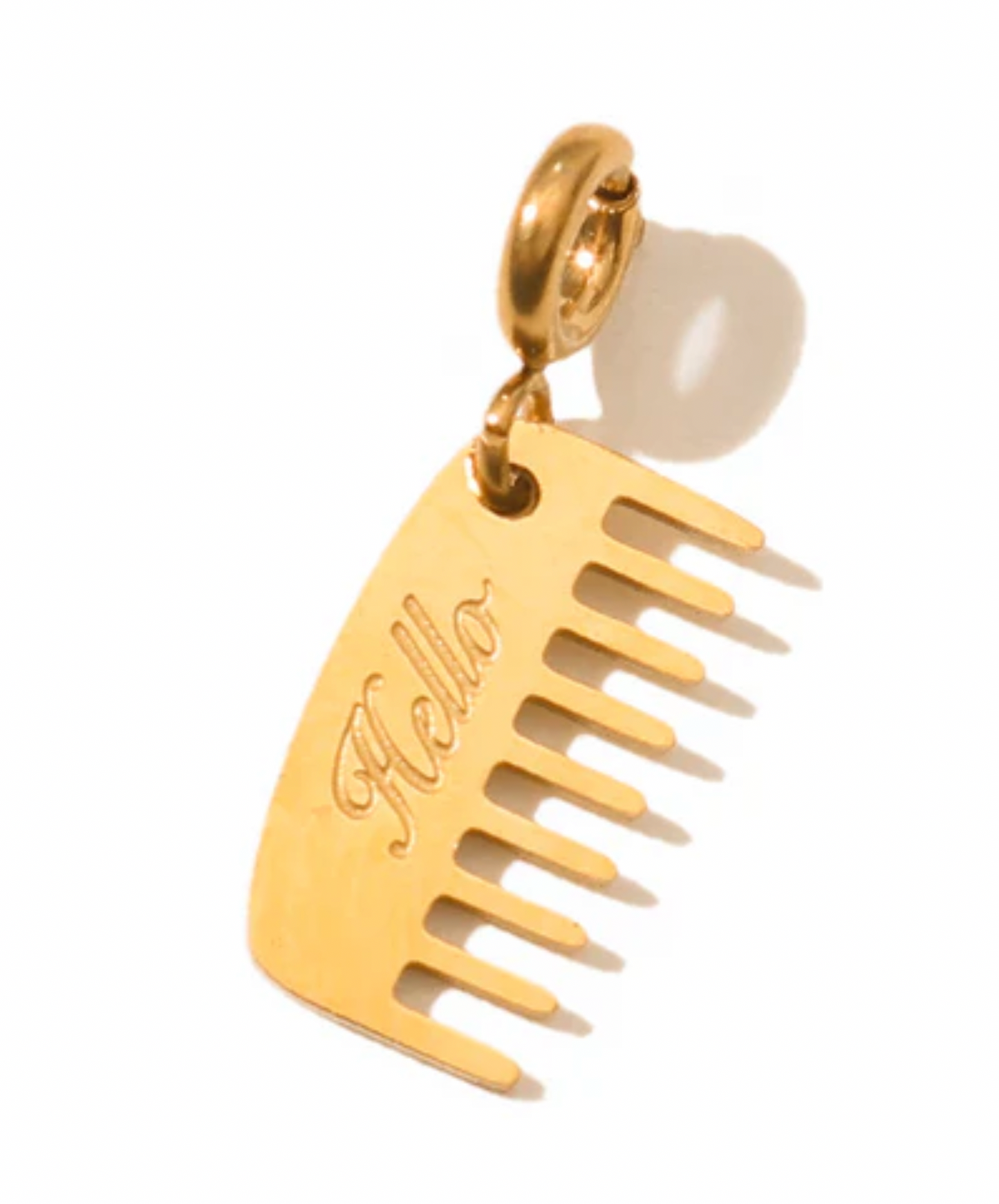 Matter Matters Hello Hair Comb Pendant • Gold