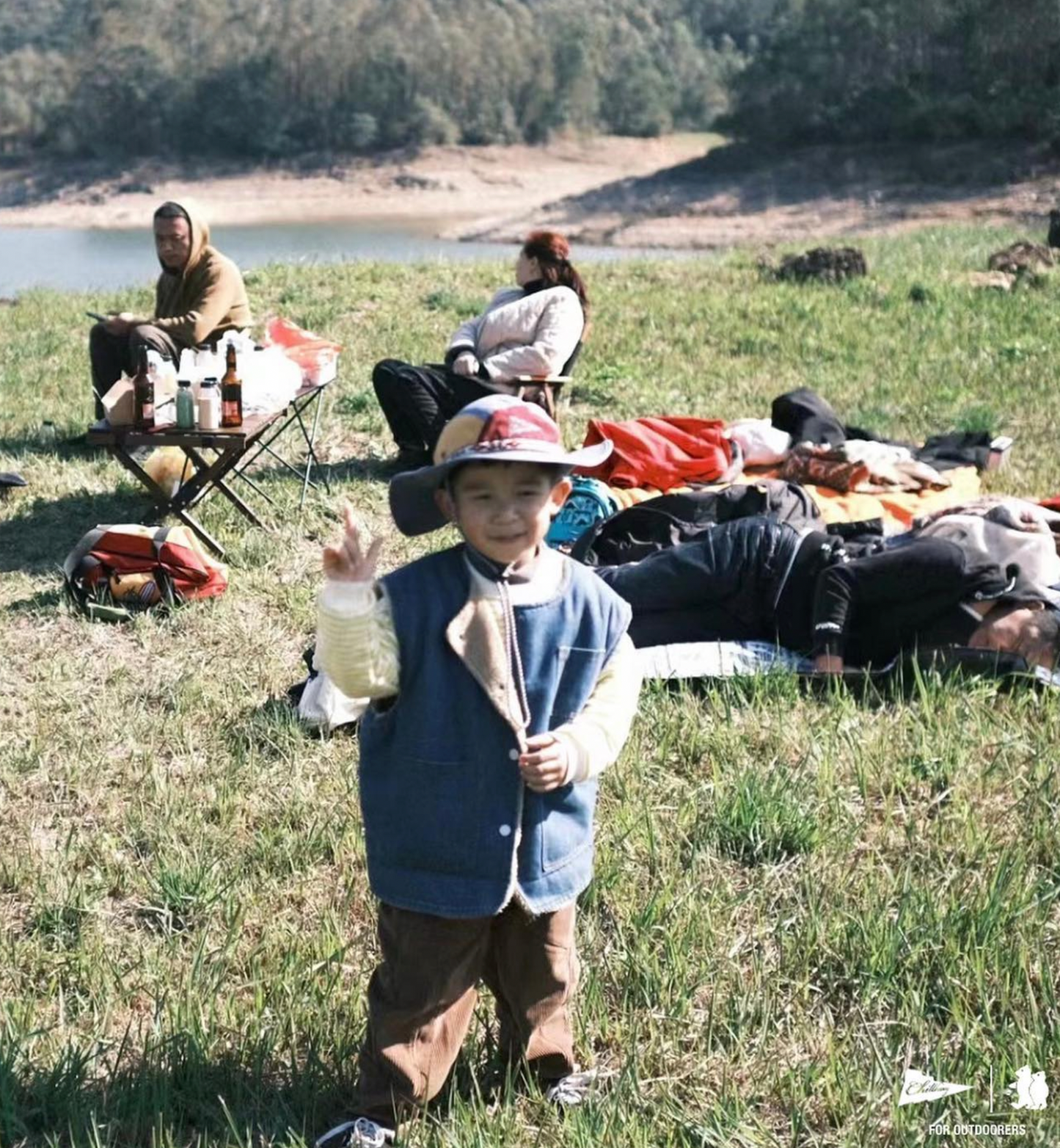 CHILLHANG 拼色衝浪漁夫帽(黃 x 紫)