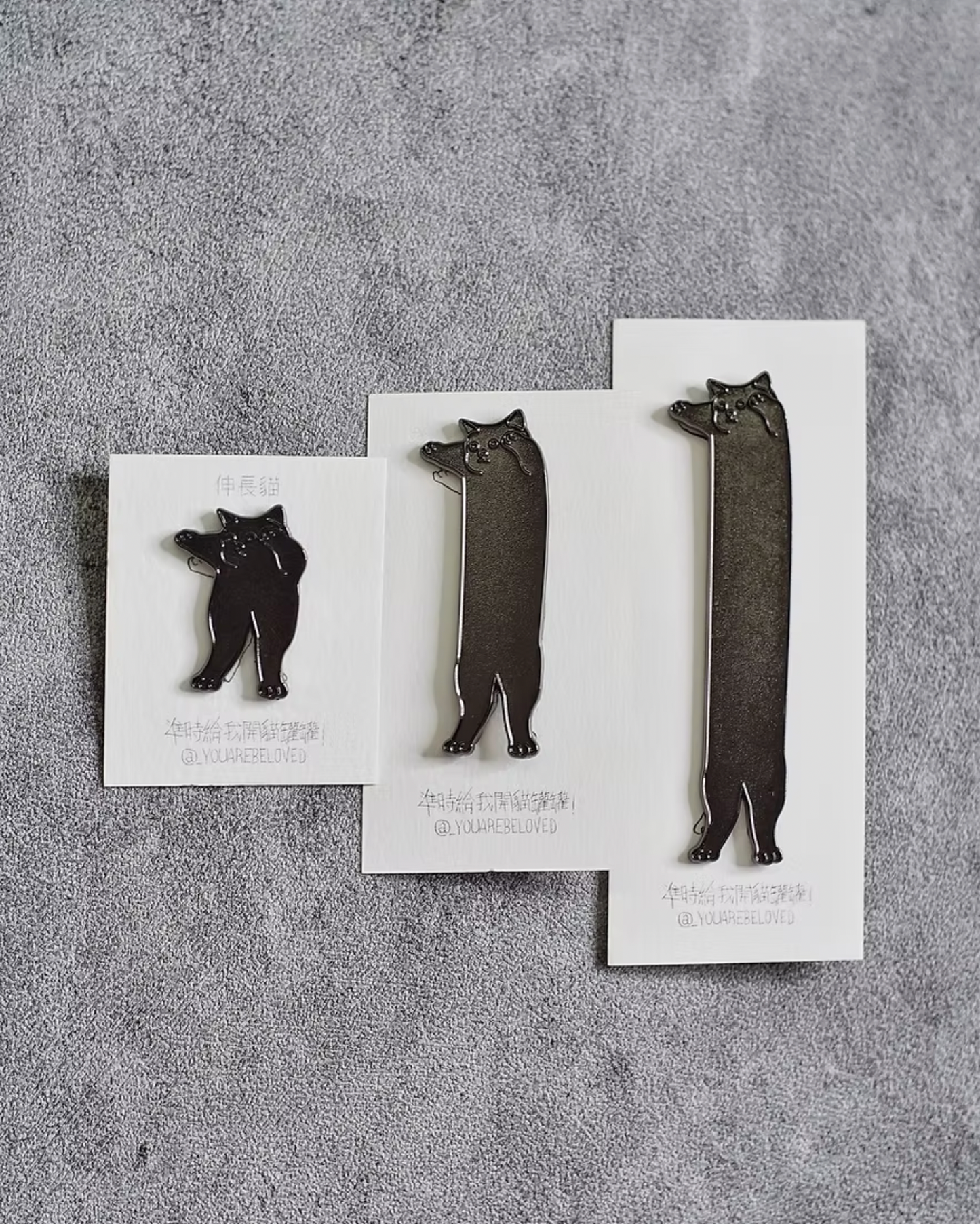 Youarebeloved【純黑色限定】伸長貓🐈⬛喵喵襟章