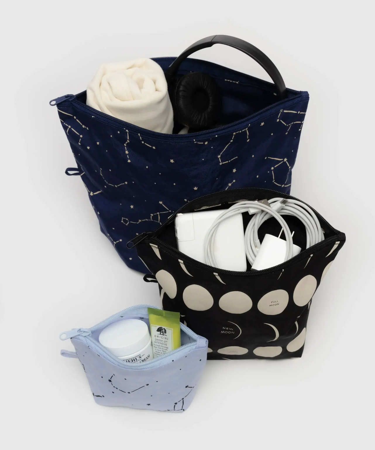 Baggu Go Pouch Set - Night Sky