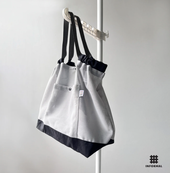 Informal Bag Mesh Shopper Size L (iVORY)