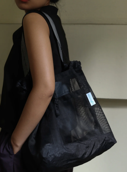 Informal Bag Mesh Shopper Size L (Black)
