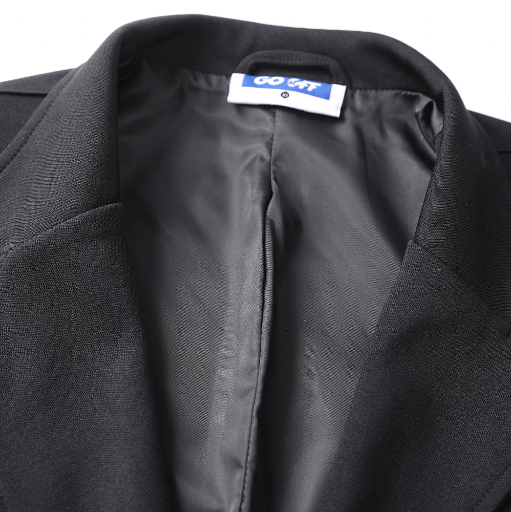 GO OFF | GOTHIC EMBROIDERED BLAZER 哥德刺繡運動西裝外套