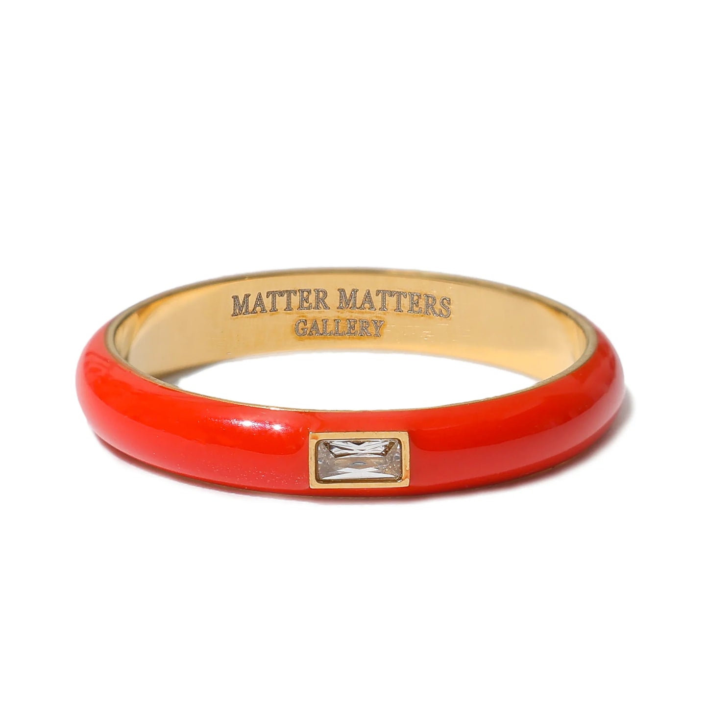 Matter Matters Bling Ring • Red Enamel