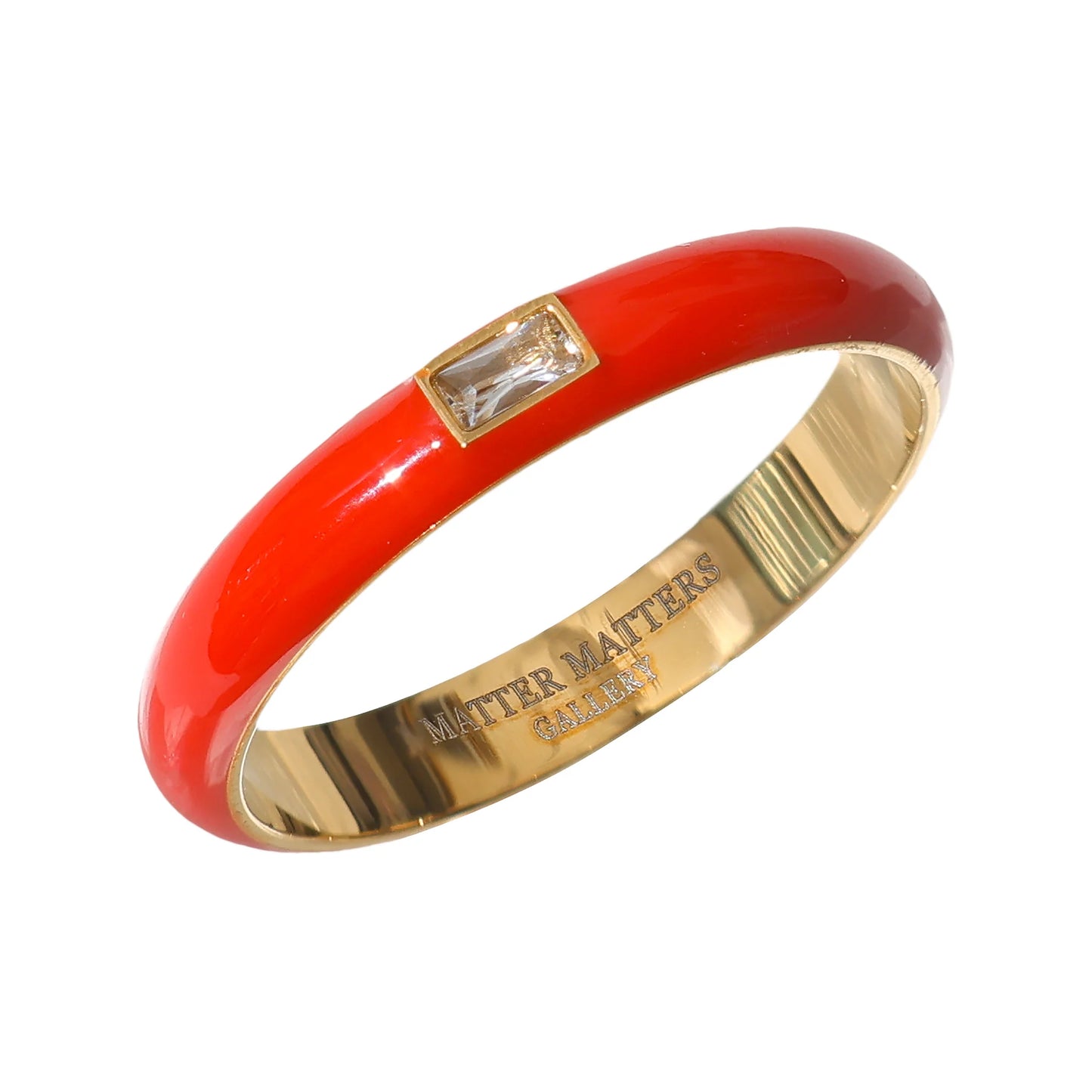 Matter Matters Bling Ring • Red Enamel