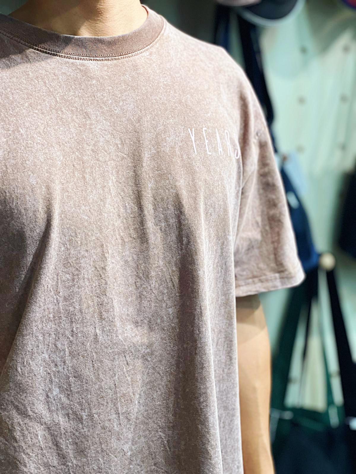 YEARS - "TEAM YEARS" Washed Tee (Brown)