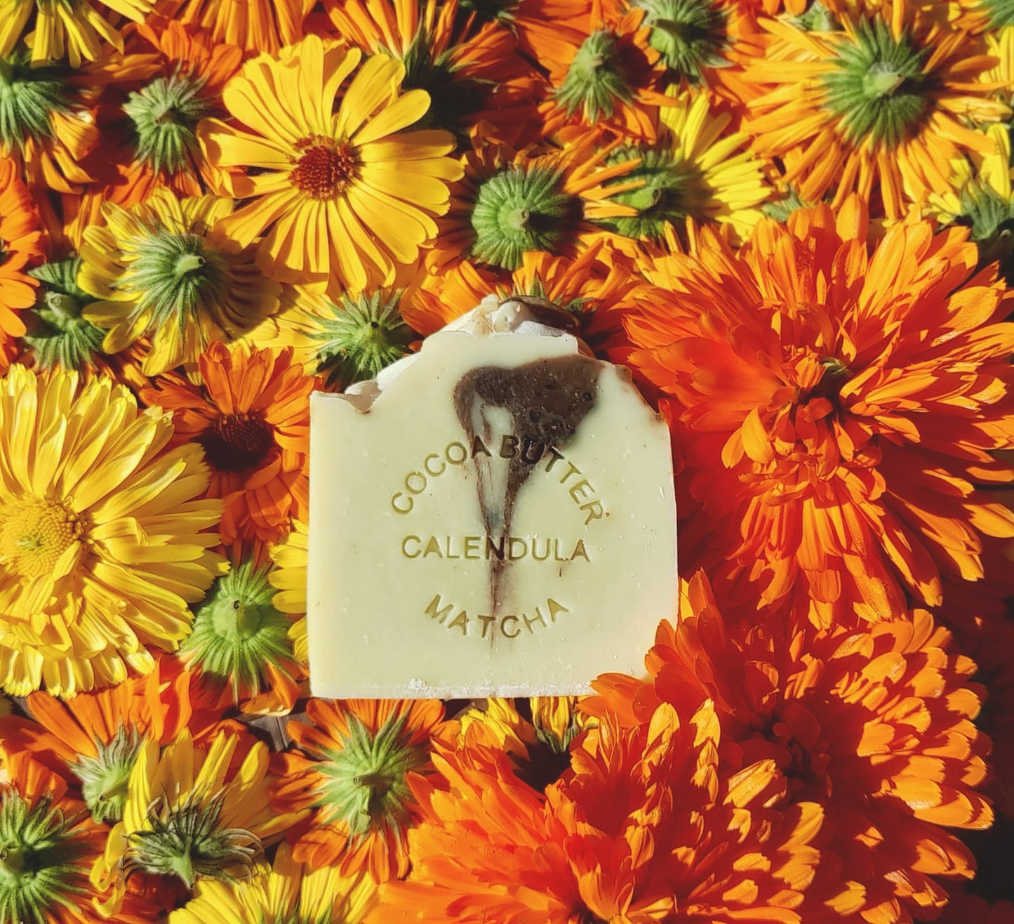 日日梘有機金盞花抹茶皂 (敏感濕疹皮膚)| Organic Calendula Matcha Soap