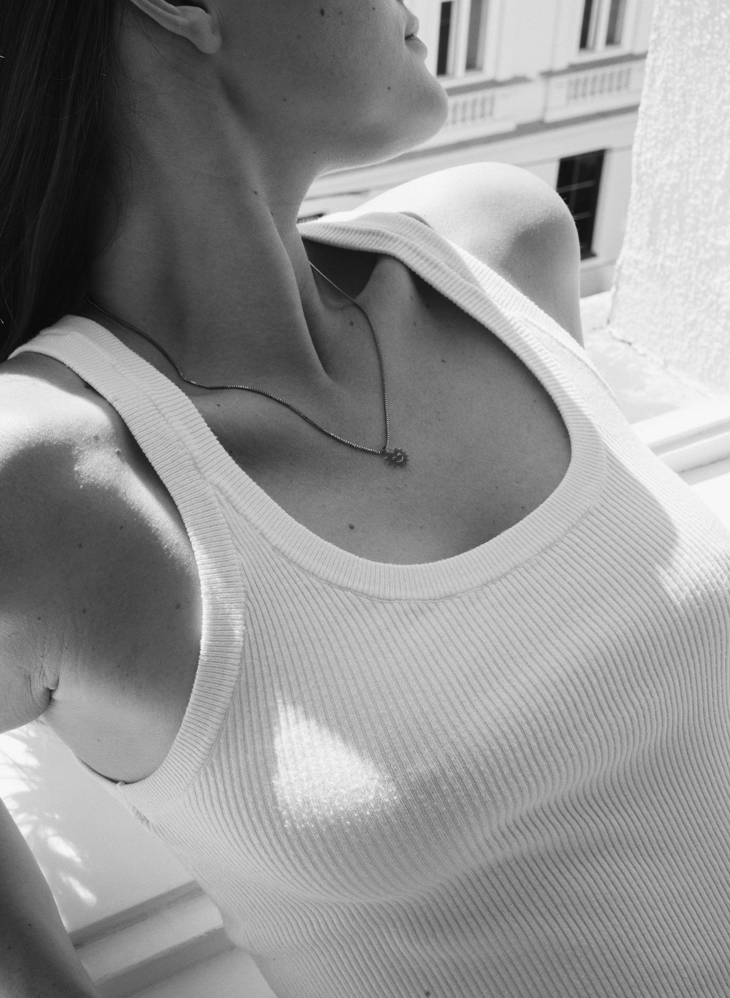 Matter Matters Behind the Smile Necklace • Steel