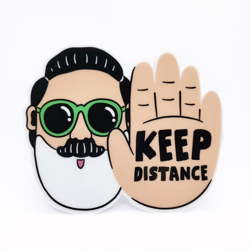 malut | Keep Distance 保持距離 - Car Sticker 車貼
