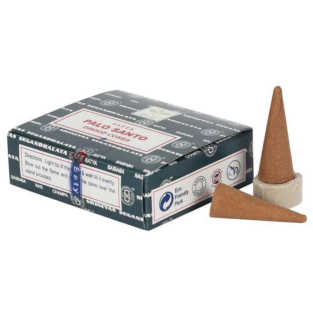 Satya Nag Champa Palo Santo Incense Dhoop Cones
