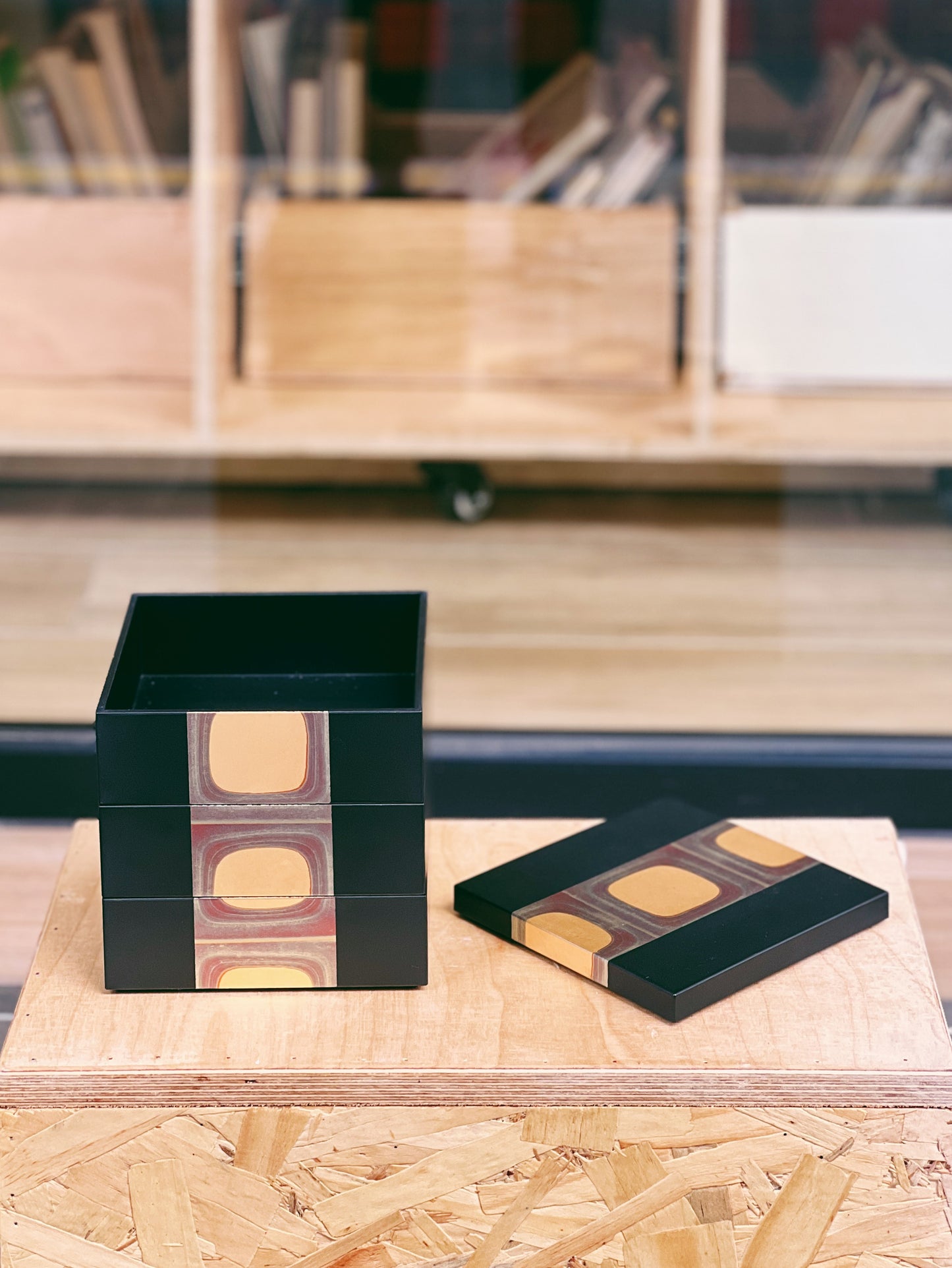 日本製 金澤古箔三層盒 | Made in Japan Hakuichi Ancient Foil Three-layer Box