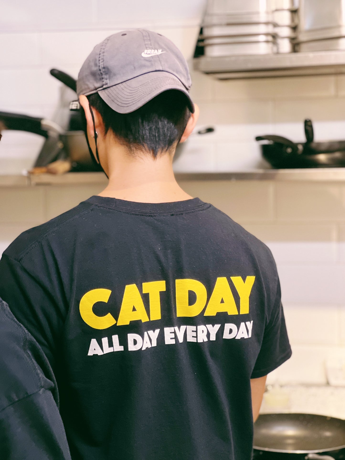 YEARS Cat Day Tee (Black)