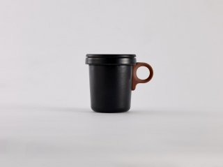 Ovject 琺瑯杯黑色 4 件裝 (5色掛耳) | Ovject Enamel Black Mug 4 Pcs (5 Colors Handle)