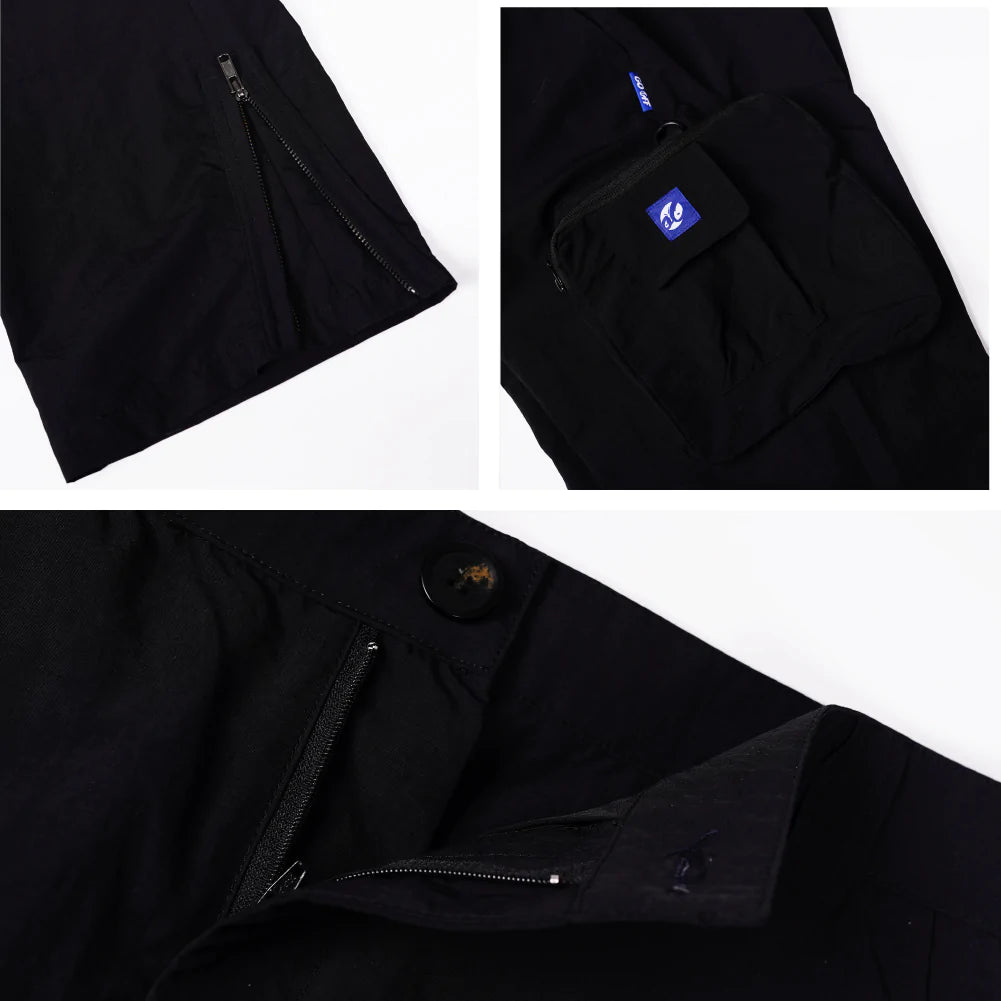 GO OFF ZIP HEM CREW CARGO PANTS