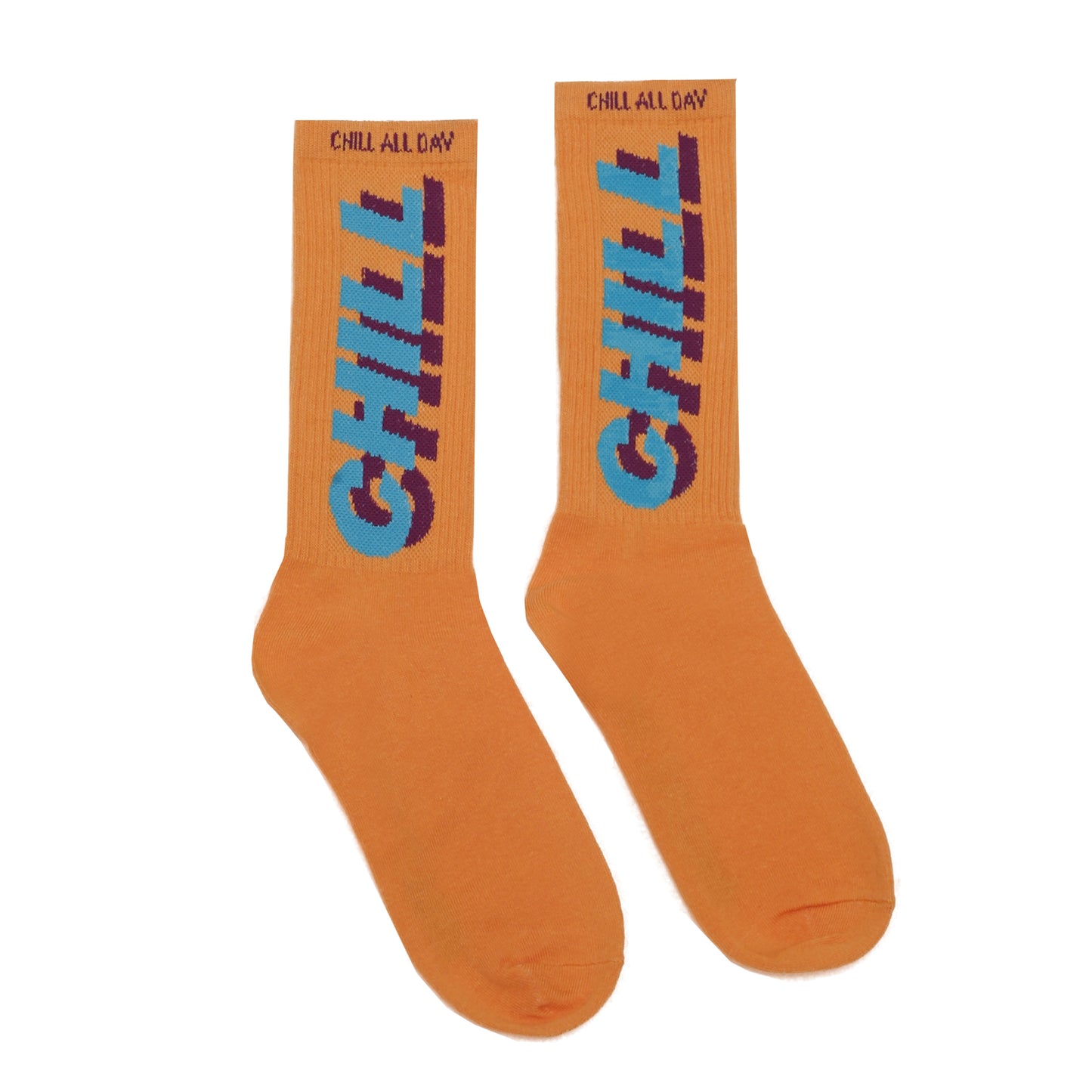 Aly Good Vibes - Chill Socks (Orange)