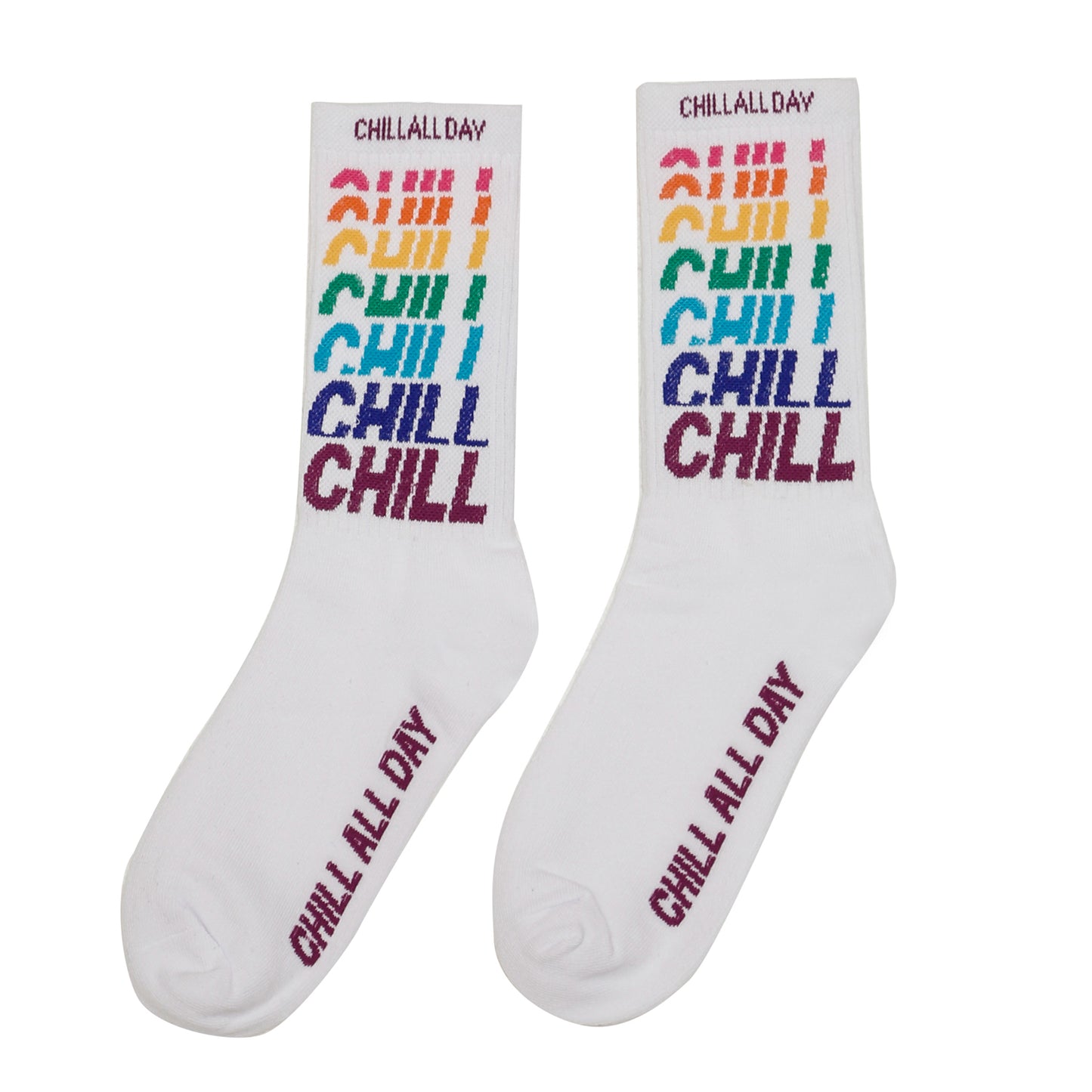 Aly Good Vibes - Chill Socks (White)
