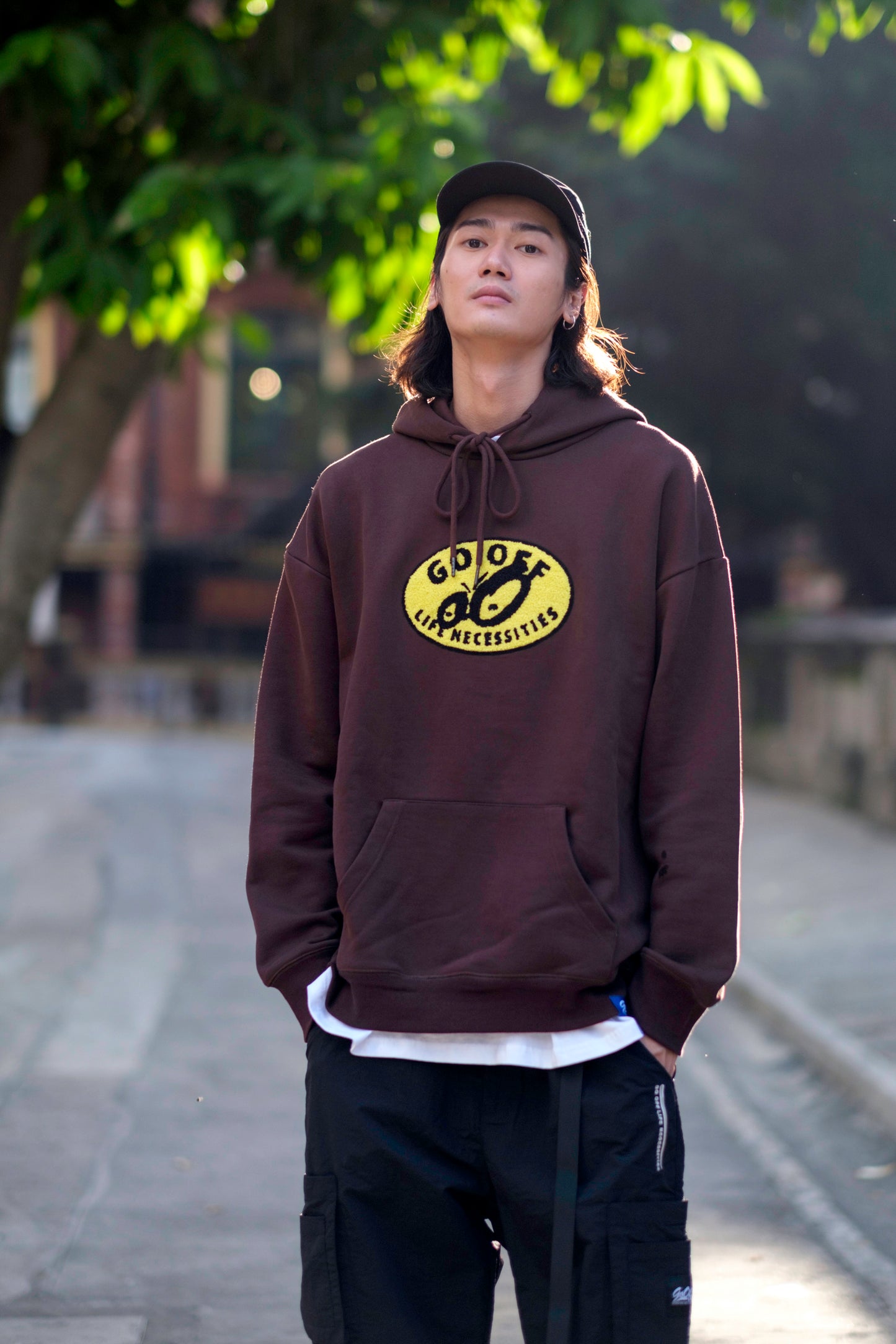 GO OFF TOWEL EMBROIDERY HOODIE