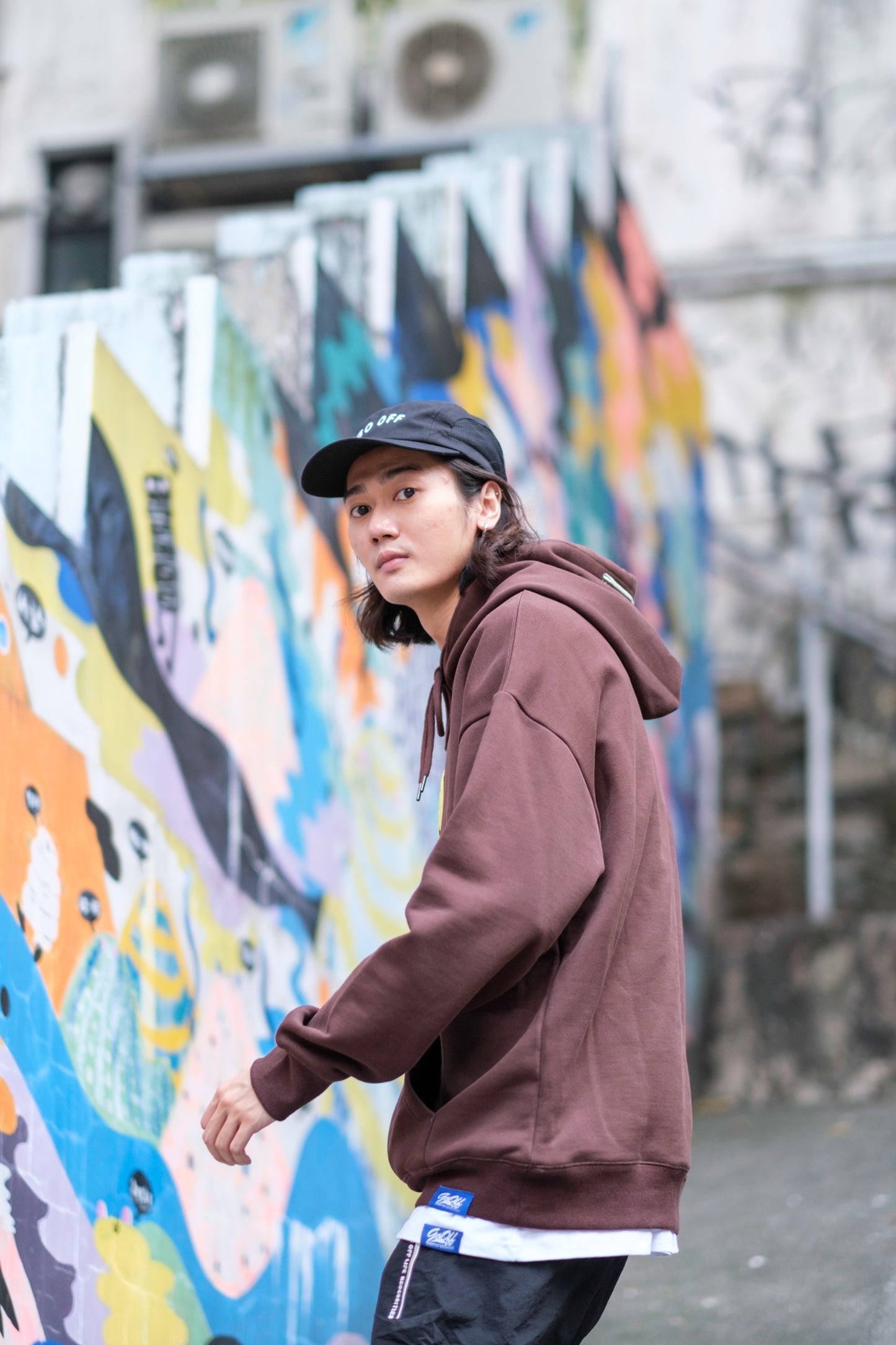 GO OFF TOWEL EMBROIDERY HOODIE