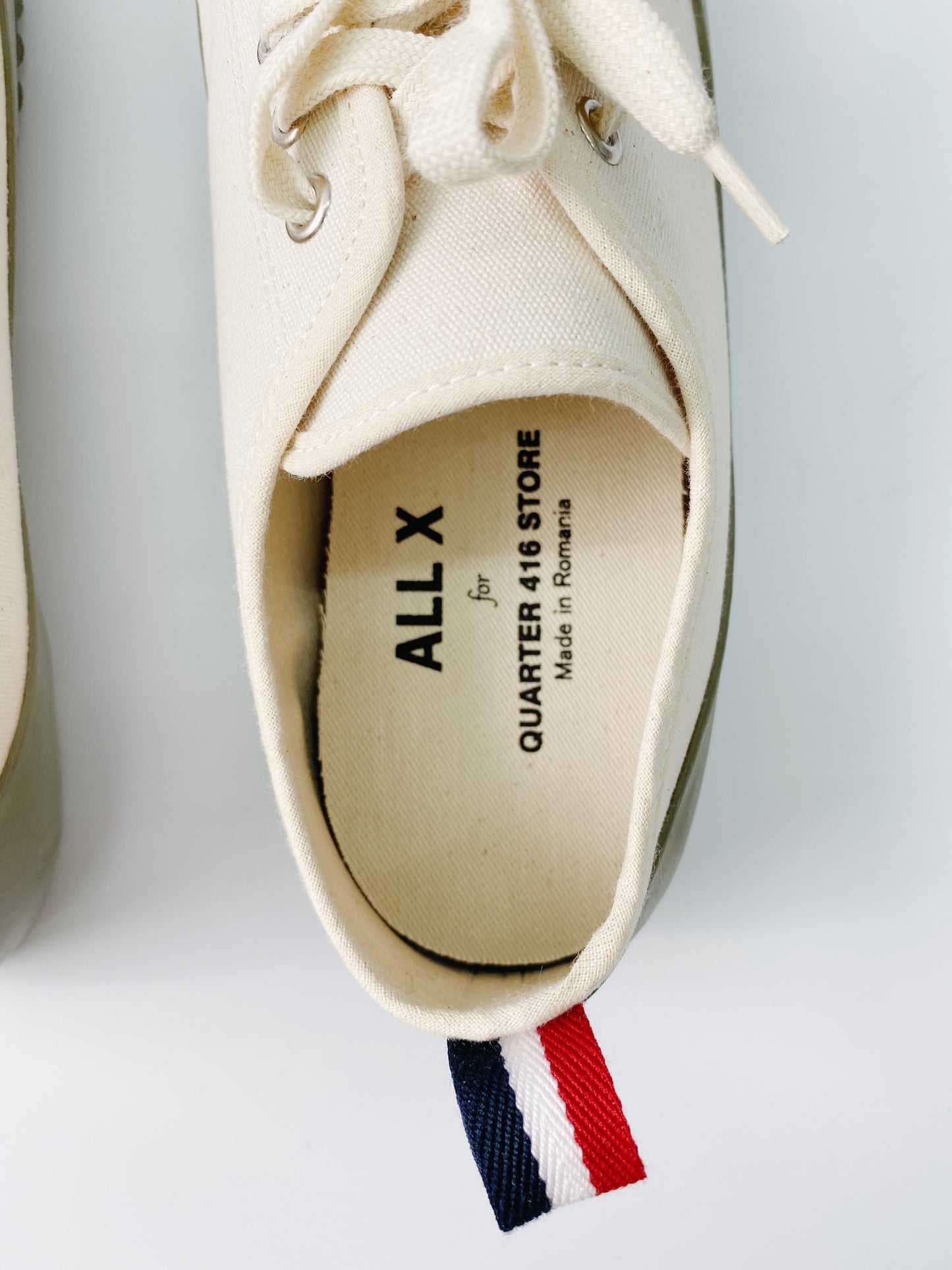 ALLX Marine Low Shoes (White/ Olive)