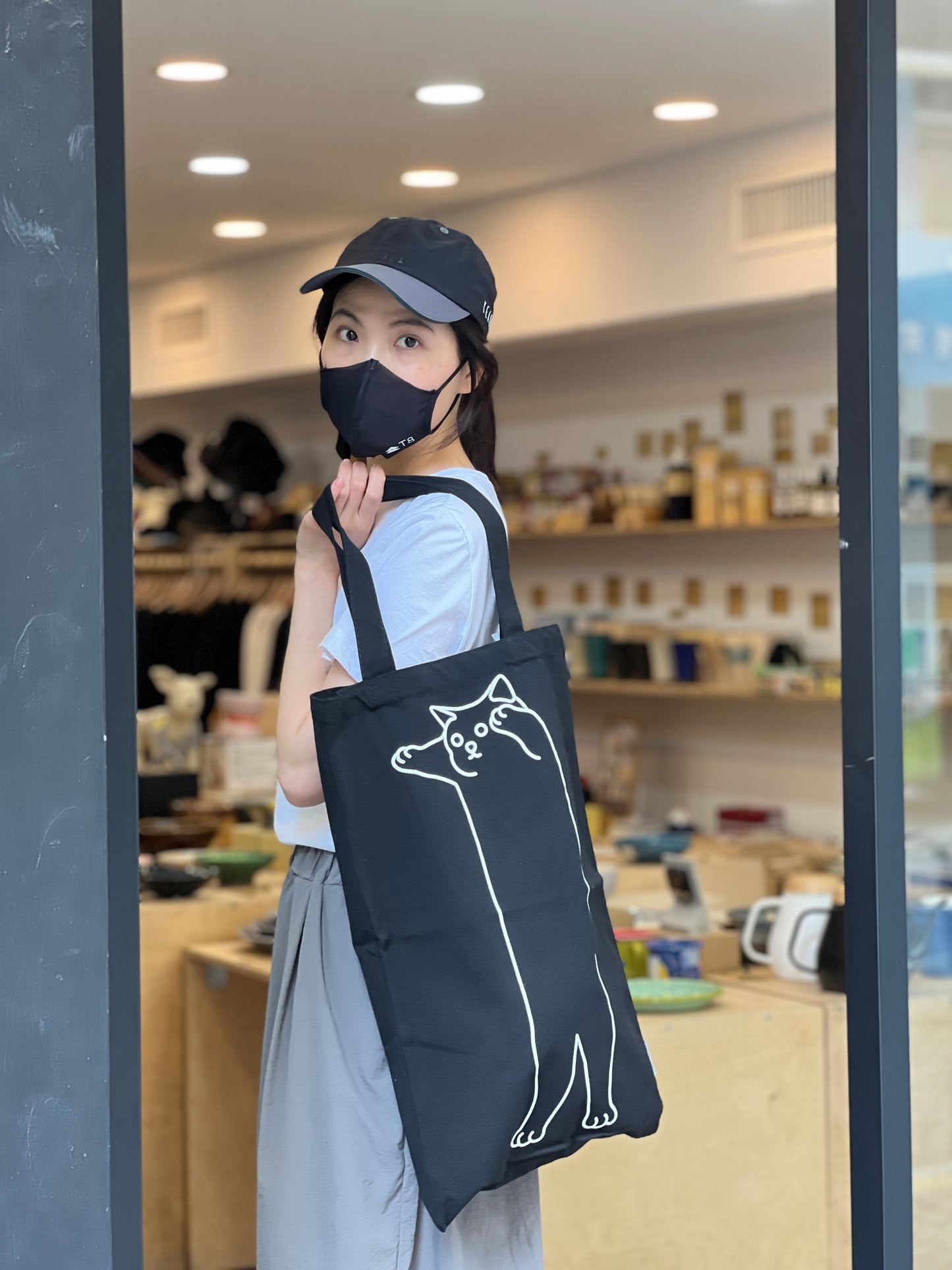 Youarebeloved 🐈⬛ 黑色特長長貓環保袋