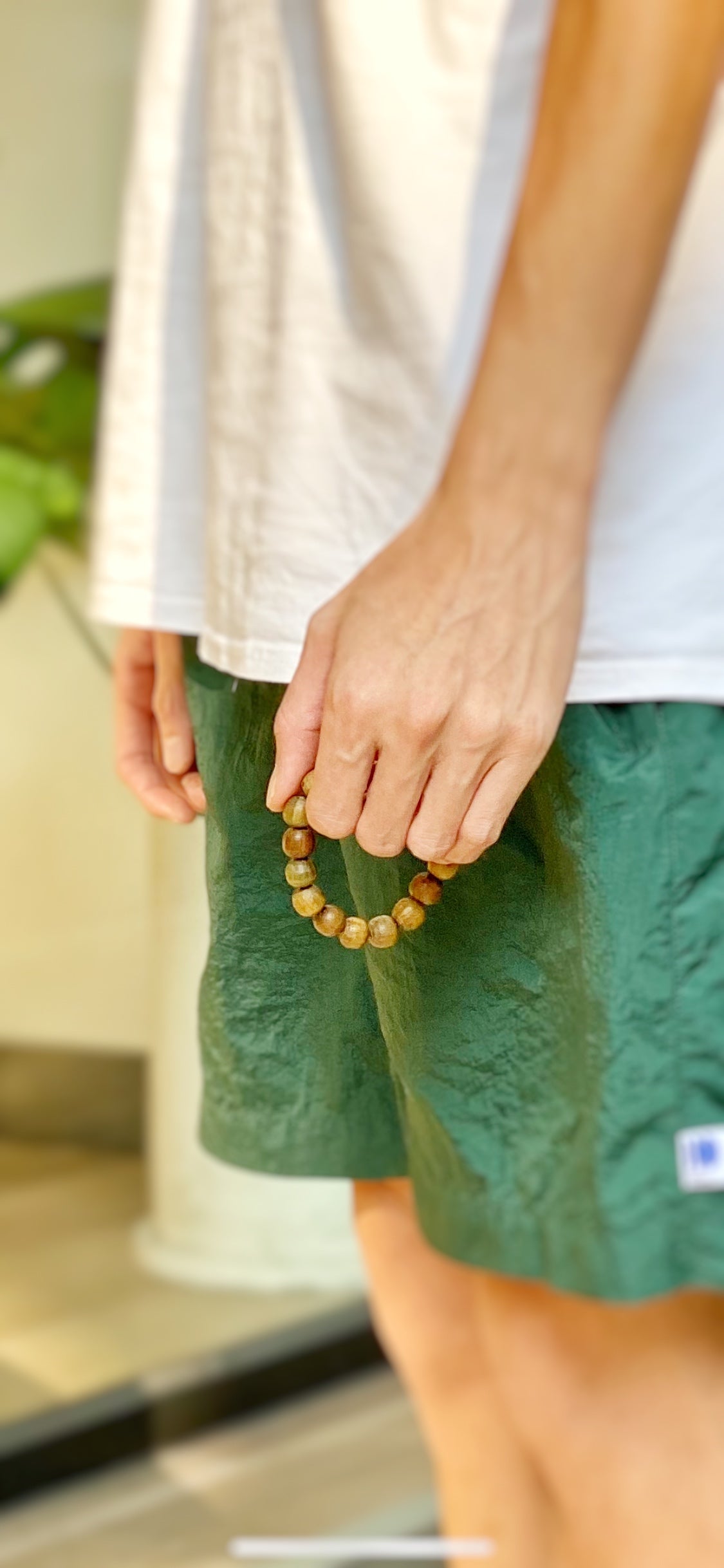 Guaiacwood Beaded Bracelet (10mm) | 手造癒創木圓珠手鏈 (10mm)